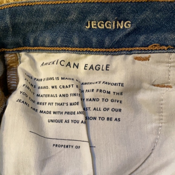AMERICAN EAGLE women’s JEANS. SIZE 10 LONG. - Picture 4 of 15